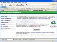 Website "Do Not Call"