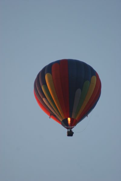 Heissluftballon über New Jersey